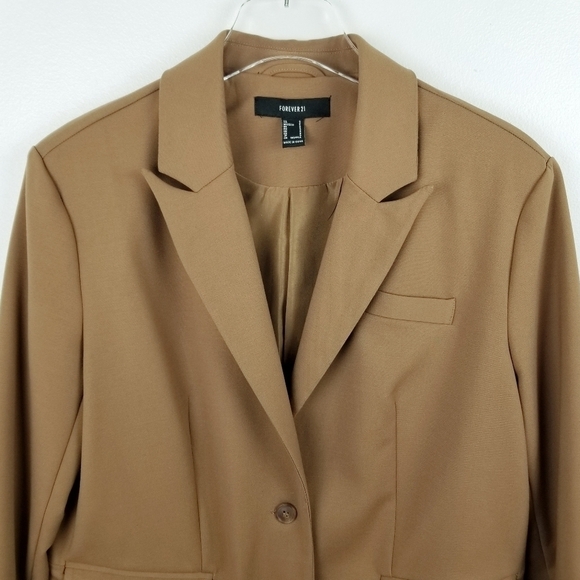 Forever 21 Camel Longline Blazer - Picture 6 of 10